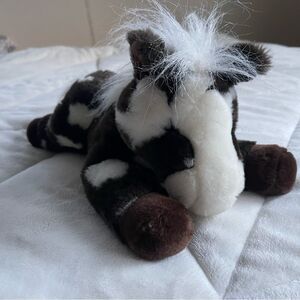 Aurora World Inc Plush Horse Pony Stuffed Animal Toy with White Mane